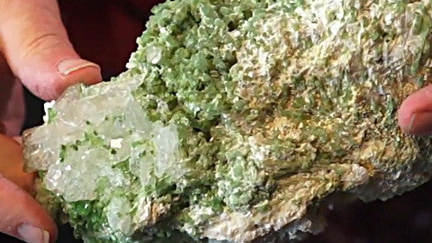 Light Green Tourmaline with Albite and Quartz