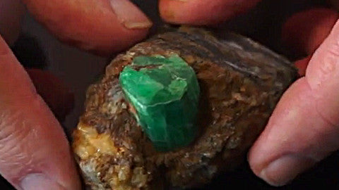 Large Green Emerald from Panjshir Valley, Afghanistan