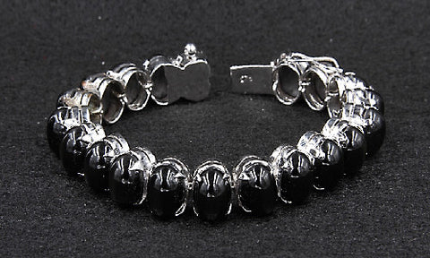 Large Black Star Diopside Bracelet