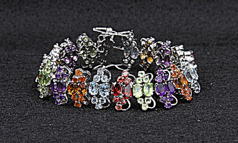 Multi Gemstone Bangle