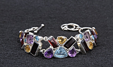 Multi Stone Bangle