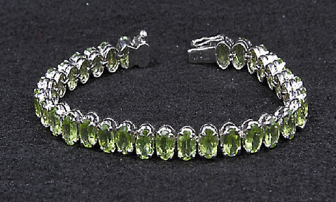 Peridot Gemstone Bracelet