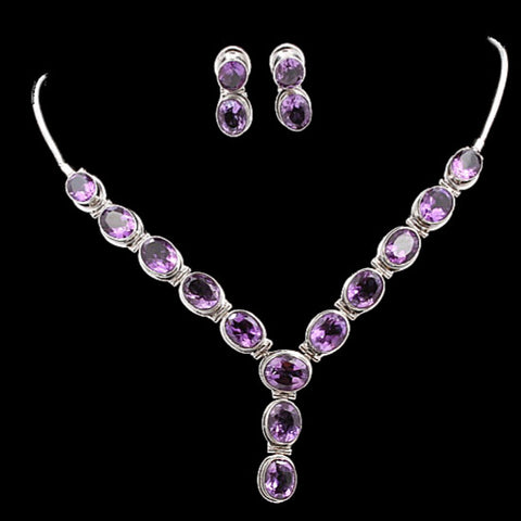 Gemstone Necklace & Earring Sets