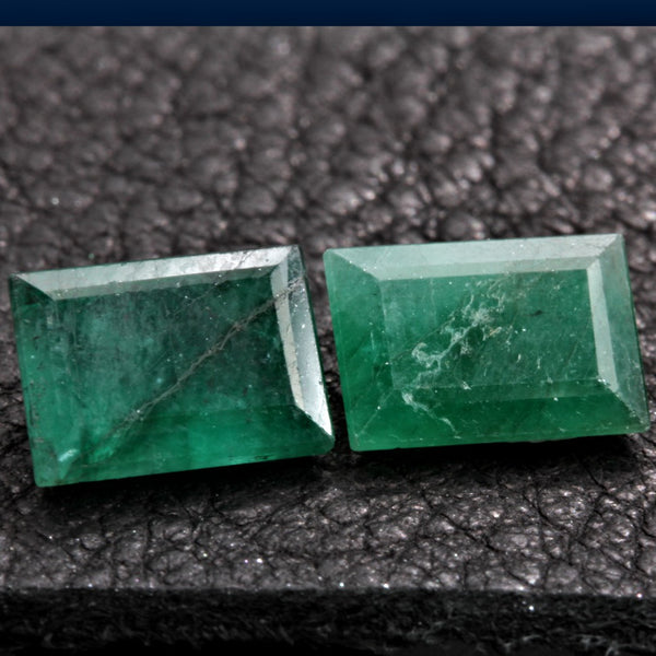 4.10 ct. Emerald "Match Pair"