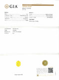 4.35 ct. Yellow Sapphire, GIA Cert.