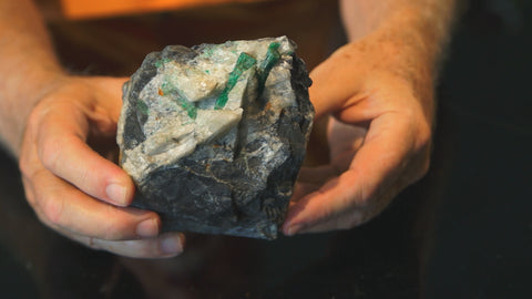 Emerald from Panjshir Valley, Afghanistan