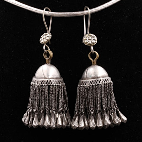 Afghan Silver Earrings