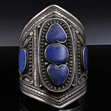 Lapis Lazuli Metal Cuff