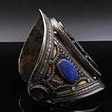 Lapis Lazuli Metal Cuff