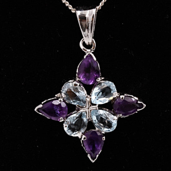 Blue Topaz Pendant