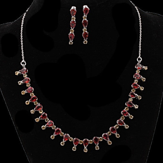 Citrine Necklace Set