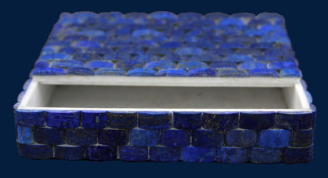 Cross Stitch Pattern Lapis Lazuli Box