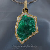 70.37 ct. Natural Emerald Carving " Bucephalus"