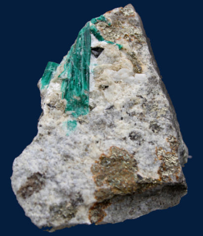 Emerald & Pyrite Mineral Specimen