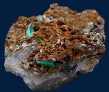 Emerald in Quartz Mineral Specimen