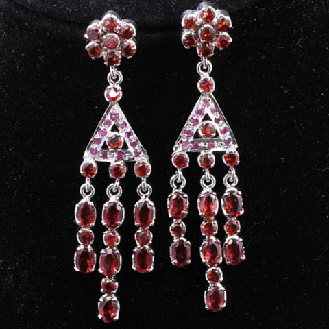 Garnet & Ruby Earrings