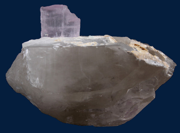 Kunzite in Quartz