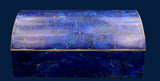 Rectangular Lapis Lazuli Box with Brass Accents