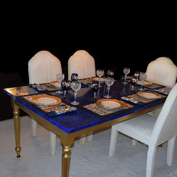 Lapis Lazuli Dining Room Table