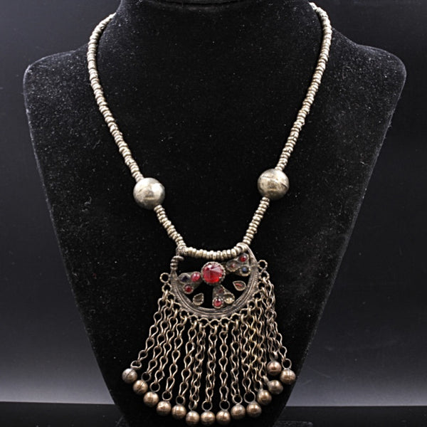 Afghan Mixed Metal Necklace