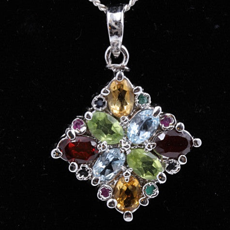 Multi-Gem Pendant