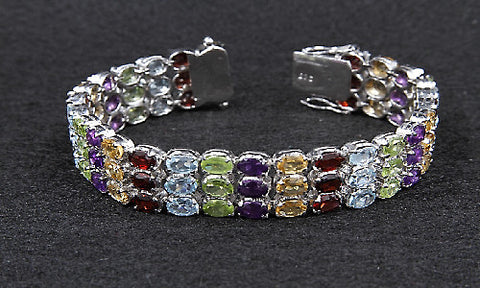 Multi-Gemstone Bracelet