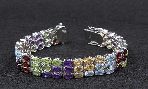 Multi-Gemstone Bracelet