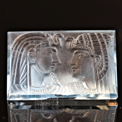 "Pharaohs" Aquamarine Carving