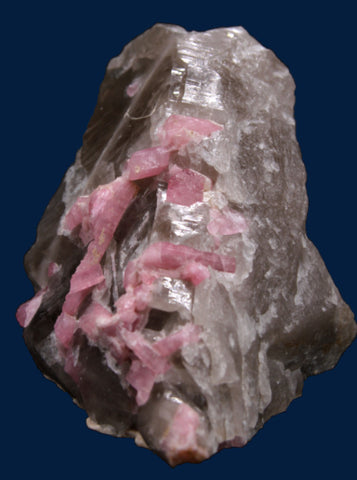 Pink Tourmaline in Quartz Mineral Specimen
