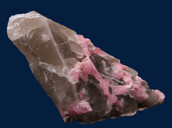 Pink Tourmaline in Quartz Mineral Specimen