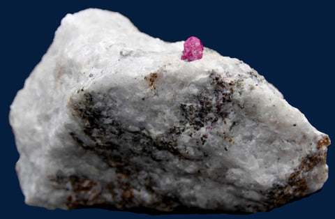 Ruby in Marble, Pyrite, and Mica