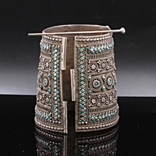 Silver & Turquoise Cuff