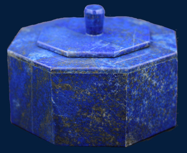 Small Octagonal Lapis Lazuli Box