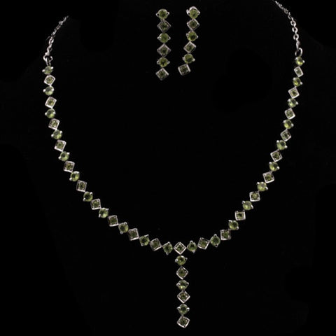 Peridot Necklace Set