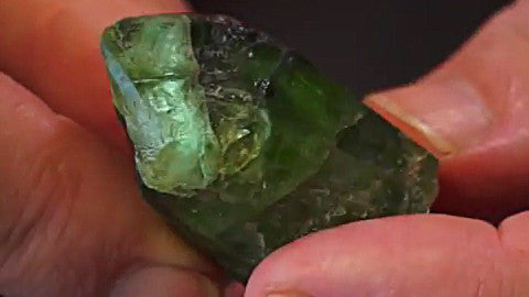 Large Peridot Crystal from Pakistan