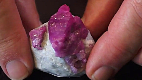 Large Pink Spinel Crystals